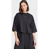Adidas Sportswear Women'S City Escape Loose T-Shirt - Black