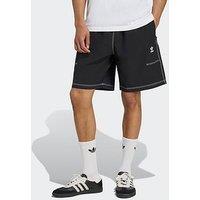 Adidas Originals Men'S Trefoil Essentials Shorts - Black