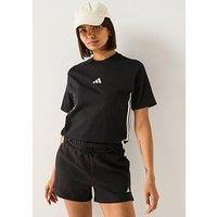 Adidas Sportswear Women'S Essentials 3-Stripes Cotton T-Shirt - Black