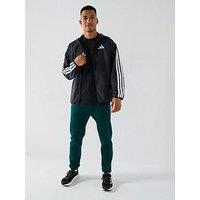 Adidas Sportswear Men'S Essential 3-Stripes Windbreaker - Black