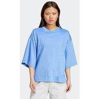 Adidas Sportswear Women'S All Szn Soft Lux Loose T-Shirt - Blue