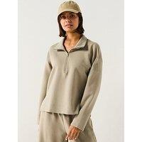 Adidas Sportswear Women'S All Szn Soft Lux Quarter Zip - Green