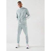Adidas Sportswear Men'S 3 Stripes Tracksuit - Grey