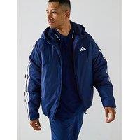 Adidas Sportswear Men'S Essentials Climawarm 3 Stripes Jacket - Blue