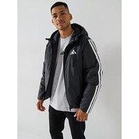 Adidas Sportswear Men'S Essentials Climawarm 3 Stripes Jacket - Black