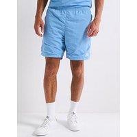 Adidas Originals Men'S Trefoil Essentials Woven Shorts - Blue