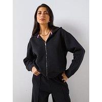 Adidas Originals Women'S Three Stripe Full Zip Jacket - Black