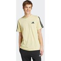 Adidas Sportswear Men'S 3-Stripes T-Shirt - Yellow