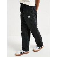 Adidas Originals Junior Unisex Woven Cargo Tracksuit Pants - Black