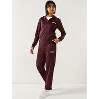 Adidas Sportswear Women'S Essentials Linear Tracksuit - Red