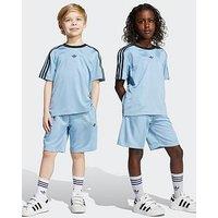 Adidas Originals Kids Boys Adicolor T-Shirt And Shorts Set - Blue