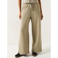 Adidas Sportswear Women'S All Szn Fleece Loose Wide Leg Pants - Green