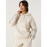Adidas Sportswear Women'S Holiday 3-Stripes Fleece Hoodie - Grey