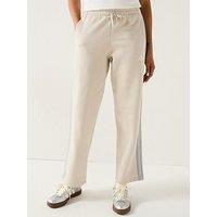 Adidas Sportswear Women'S Holiday 3-Stripes Fleece Open Hem Pants - Grey