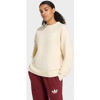 Adidas Originals Womens Knitted Sweatshirt - White