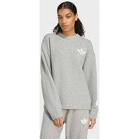 Adidas Originals Womens Knitted Sweatshirt - Grey