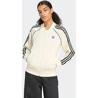 Adidas Originals Womens Satin Track Top - Cream