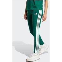 Adidas Sportswear Women'S Essentials 3-Stripes Cotton Leggings - Green