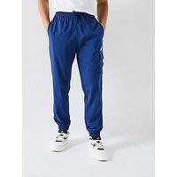 Adidas Sportswear Men'S Essentials Small Logo Cargo Joggers - Blue