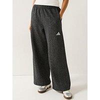 Adidas Sportswear Women'S All Szn Glitter Fleece Loose Pants - Black