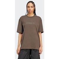 Adidas Originals Women'S Essentials Linear Tee - Green