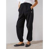 Adidas Originals Women'S Essentials Fleece Loose Joggers - Black