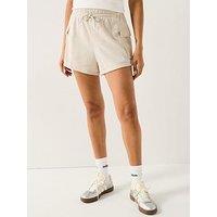 Adidas Sportswear Women'S Essentials Small Logo Cargo Shorts - Grey