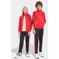 Adidas Sportswear Junior Boys Essentials Climacool Tracksuit -Red