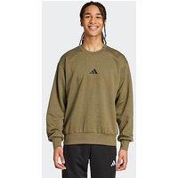Adidas Sportswear Men'S Essentials Feel Cozy Fleece Sweatshirt - Green