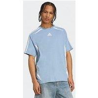 Adidas Sportswear Men'S Teamgeist Cotton Tee - Blue