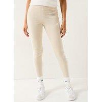 Adidas Sportswear Women'S Essentials 3-Stripes Cotton Leggings - Grey