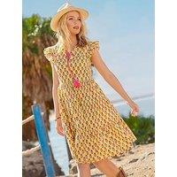 Joe Browns Sandy Shores Short Dress - Yellow