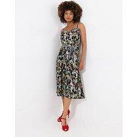 Joe Browns Maya Tropical Print Dress - Black
