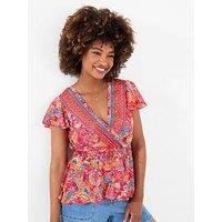 Joe Browns Juniper Printed Top - Pink