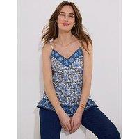 Joe Browns Skies Printed Cami - Blue