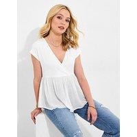 Joe Browns Casual Charm Loose Fit Top - White