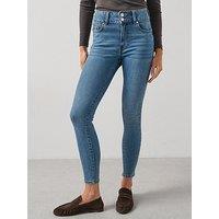V By Very Shaping Skinny Jeans - Mid Wash