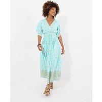 Joe Browns Women's PETITE Embellished Boho Border Trim Maxi Dress
