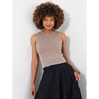 Joe Browns Perfect Summer Ribbed Vest - Brown