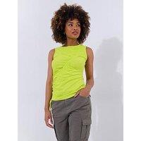 Joe Browns Summer Brights Ruched Vest - Lime Green