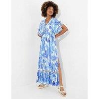 Joe Browns Petite Blue Skies Maxi Dress - Blue