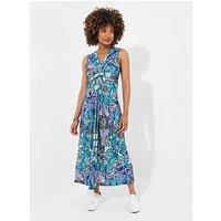 Joe Browns Marnie Printed Jersey Dress - Blue