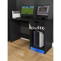 X Rocker Octane Gaming Desk With Drawer - Blue