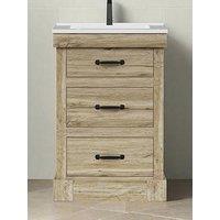 Teamson Home Donovan Vanity With Sink And 2 Drawers 24"