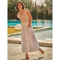 Fatface Sulli Poplin Skirt - White