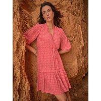Fatface Nancy Floral Ditsy Dress - Pink