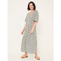 Fatface Paige Vine Floral Midi Dress - Multi