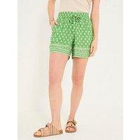 Fatface Flippy Woodblock Short - Green