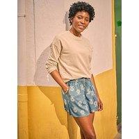 Fatface Lottie Sun Graphic Sweatshirt - Beige