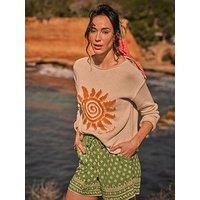 Fatface Sun Jumper - Beige